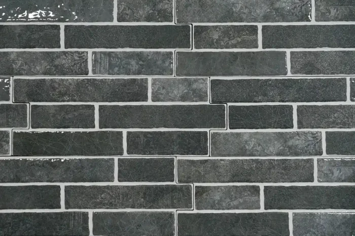 Wand-/ Bodenfliese Steinoptik Anthrazit 16×40