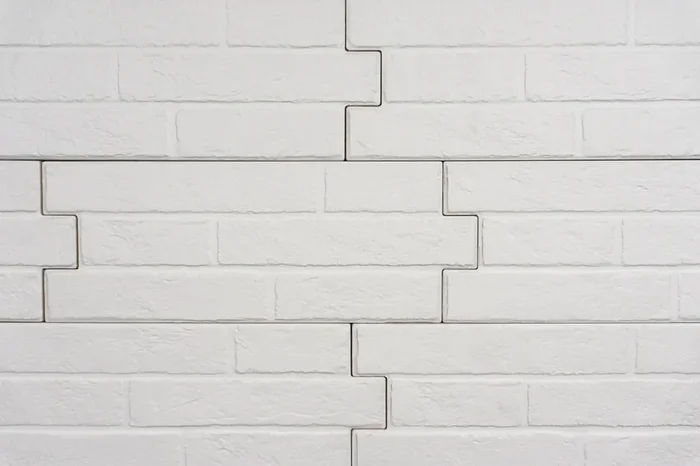 Wand-/ Bodenfliese Steinoptik weiß 16×40