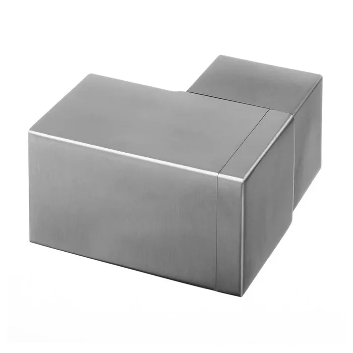 Wandflansch, 90°, für Glasleistenrohr, MOD 6508, V4A^