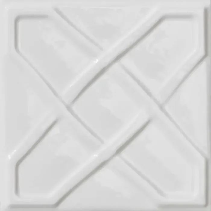 Wandfliese Chelsea Square 15×15 Pure White [7 Stk.]