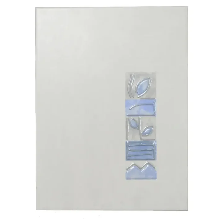 Wandfliese Dekor Steuler Design E701 35098 grau blau 25×33 cm