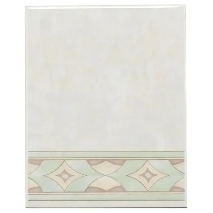 Wandfliese Dekor Villeroy & Boch E5035 1325 AN32 grün beige 20×25 cm I.Sorte