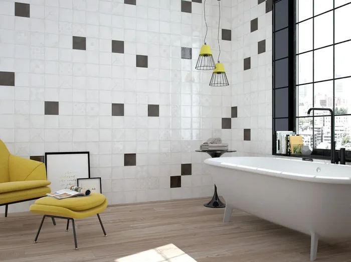 Wandfliese Glam Braun 15x15cm