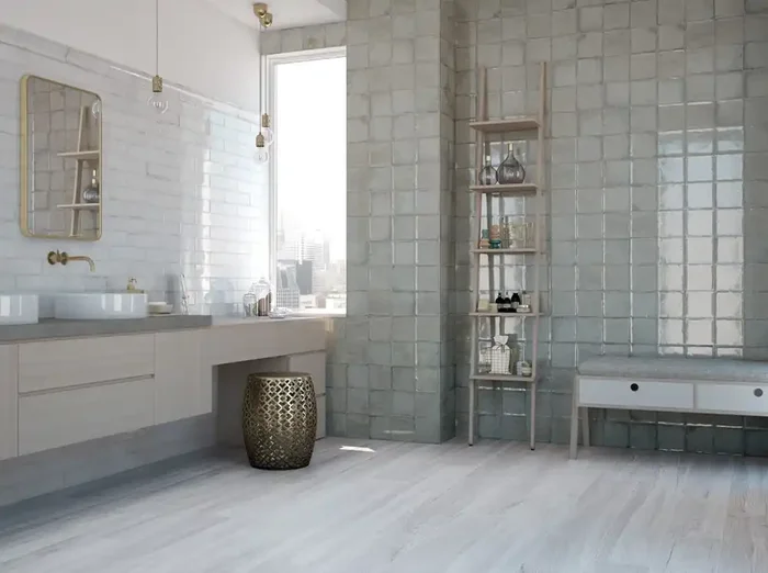 Wandfliese Glam Grau 15x15cm