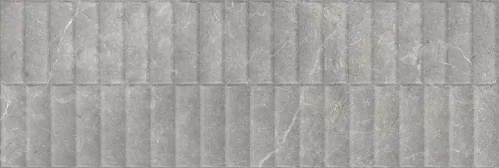 Wandfliese Schirokko Dekor Blind Grau 40x120cm Rektifiziert