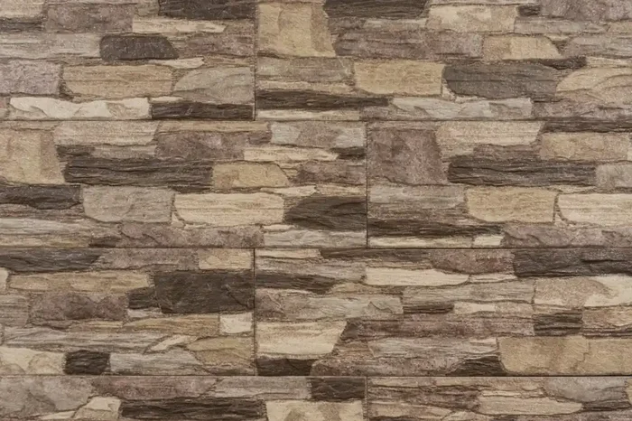 Wandfliese Steinoptik grau-beige 15×45