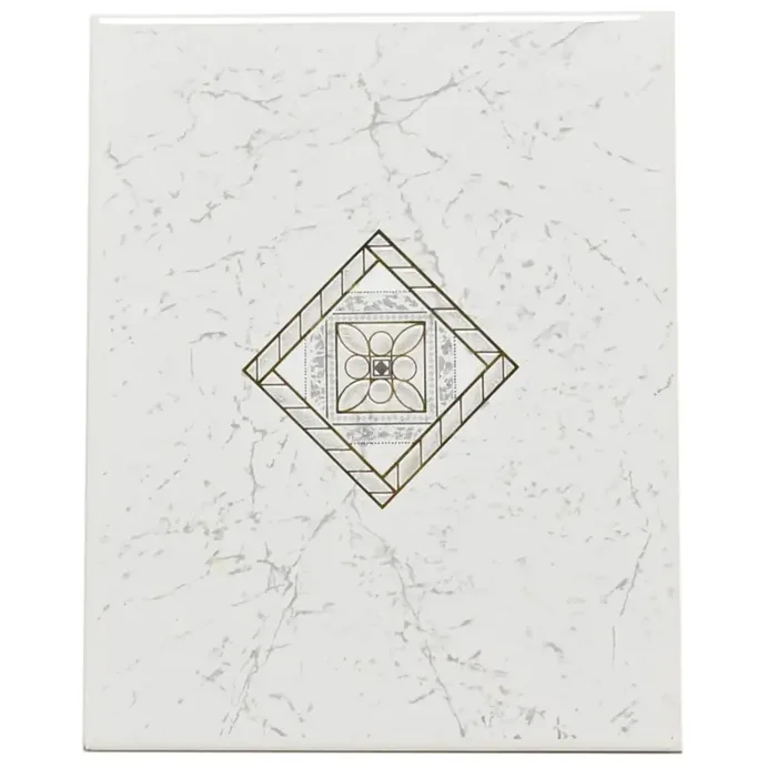 Wandfliese Villeroy & Boch E5026 1325 JC15 Feeling weiß grau gold 20×25 cm I.Sorte