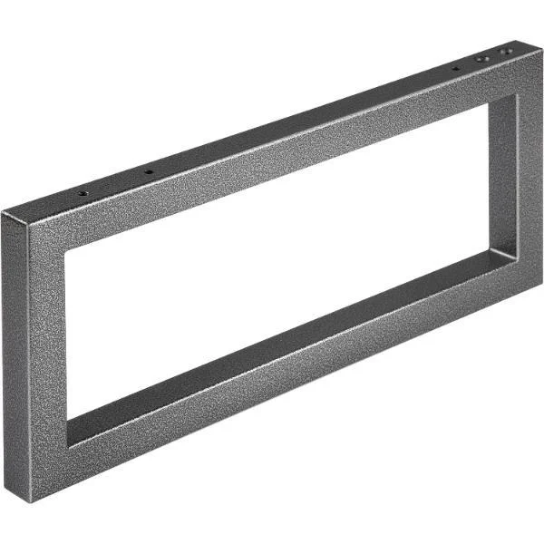 Wandkonsole – Handtuchhalter, Höhe 200 mm, Tiefe 480 mm, Stahl schwarz