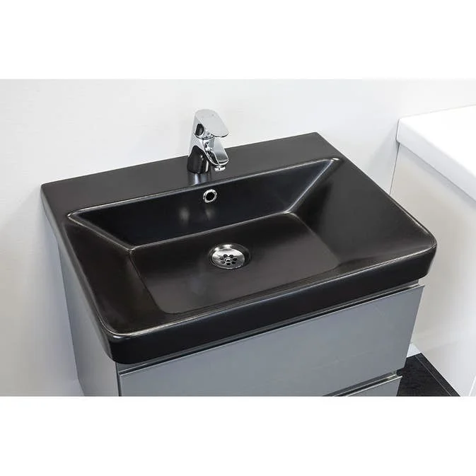 Waschbecken Arrow Victoria 80 cm Schwarz