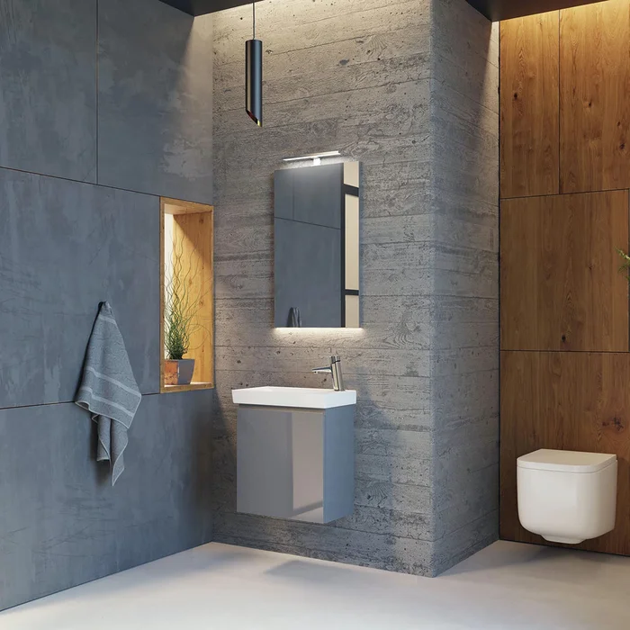 Waschbeckenunterschrank Arrow Victoria 45 cm Grau