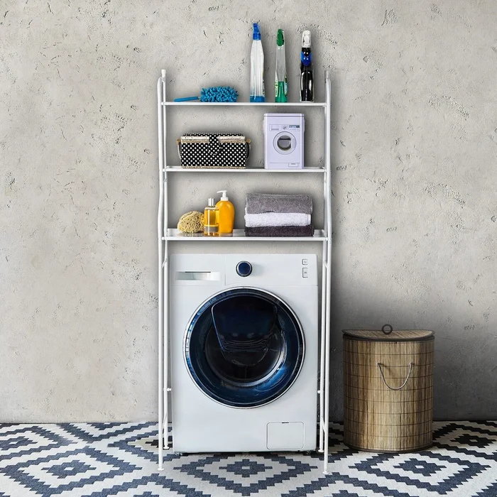 Waschmaschinenregal aus Metall