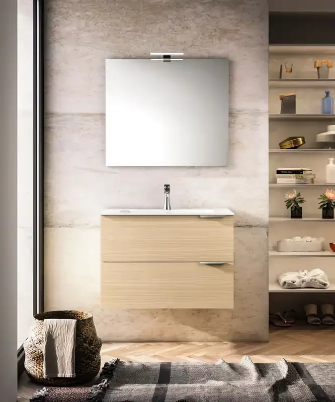 Waschtischunterschrank SUN Rovere Nature 70x56x45cm (B/H/T)