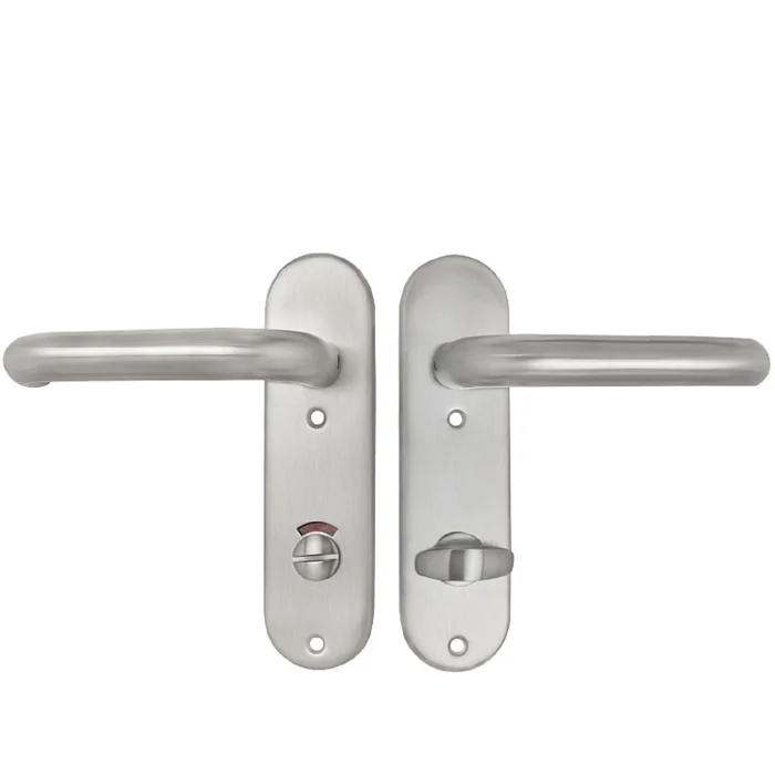 WC Beschlag Drückergarnitur besetzt = rot