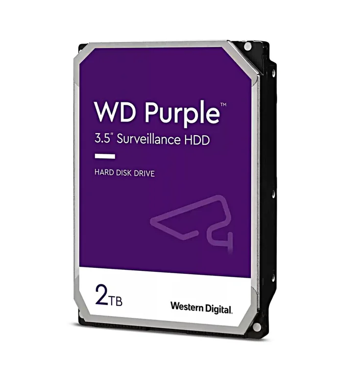 WD Purple Festplatte 3.5″, 2TB SATA3 5400 64MB