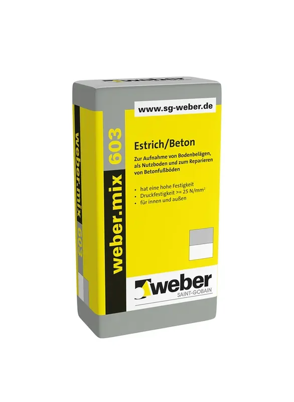 weber.mix 603 Estrich / Beton 25 kg