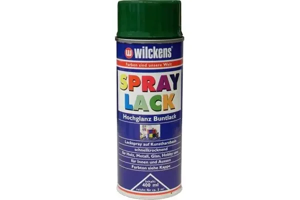 Wilckens Spray Lack hochglanz, 400 ml (laubgrün) RAL 6002