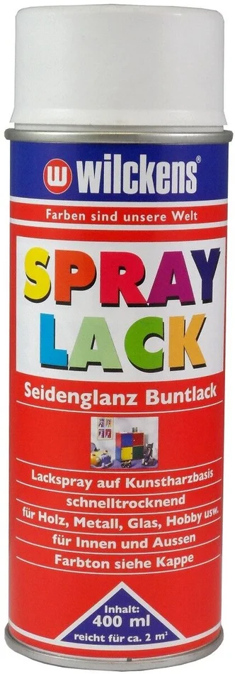 Wilckens Spray Lack seidenglanz, 400 ml (reinweiß)