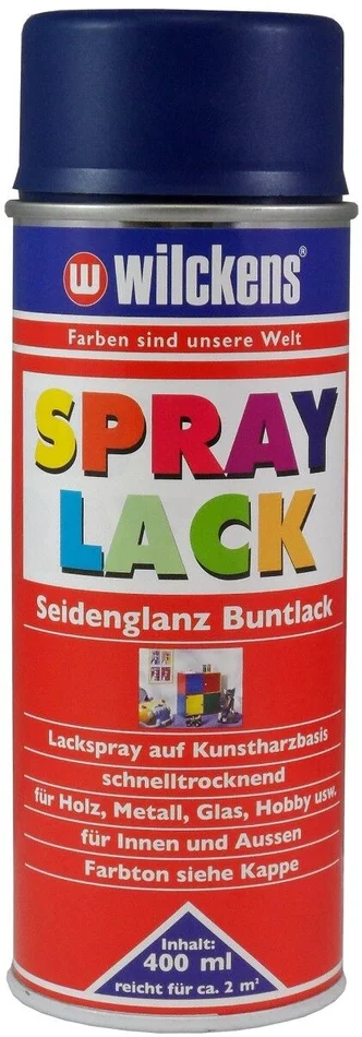 Wilckens Spray Lack seidenglanz, 400 ml (saphirblau) RAL 5003