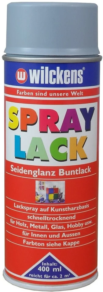Wilckens Spray Lack seidenglanz, 400 ml (silbergrau)