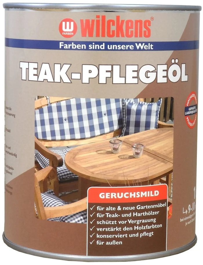 Wilckens Teak Pflegeöl, 1 L (transparent)