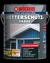 Wilckens Wetterschutzfarbe seidenglänzend, 2,5 L (silbergrau)