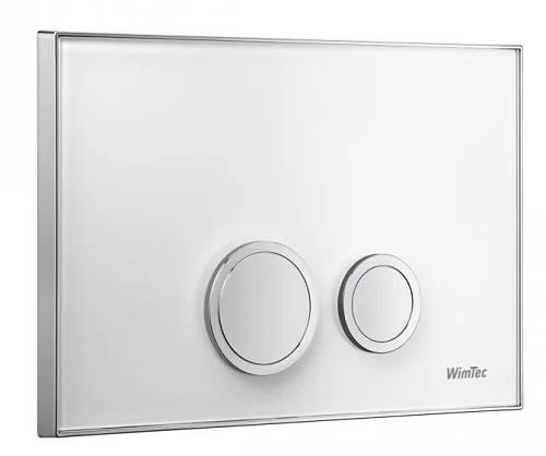 WimTec Drückerplatte Ocean T2, weiß