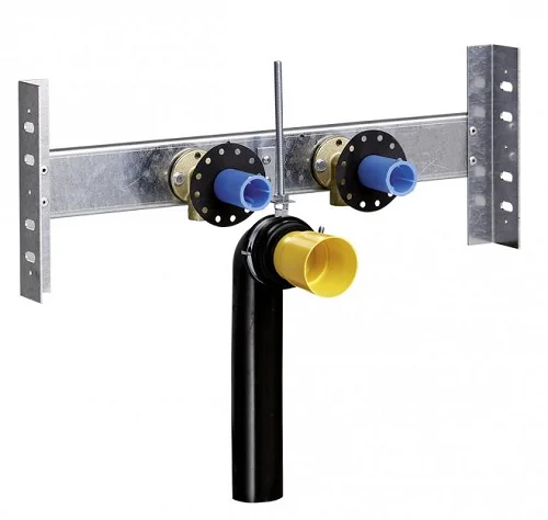 WimTec EASYFIX DV Armaturen-Ablaufträger, 42 cm ohne Armaturenanschlusswinkel