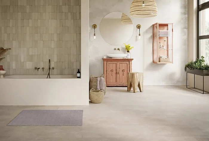 Wineo Purline Bioboden 1000 Stone L Urban Concrete Light Kleben Elastic