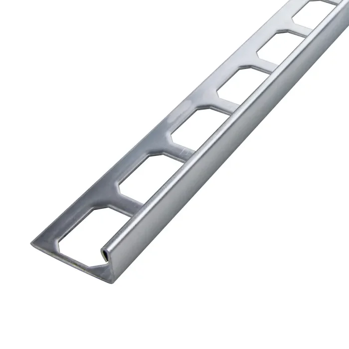 Winkelabschlussprofil Edelstahl Chrom Glänzend H 11mm L 2,7m