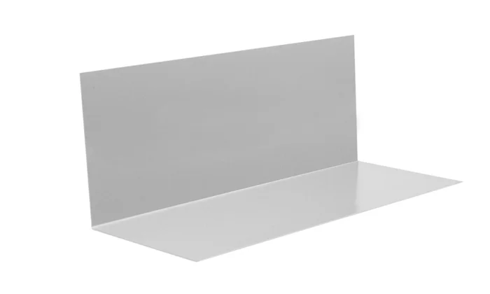 Winkelblech, Alu, ohne Wasserfalz, 250 x 1000 mm