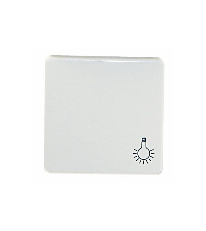 Wippe mit Symbol Licht, reinweiß