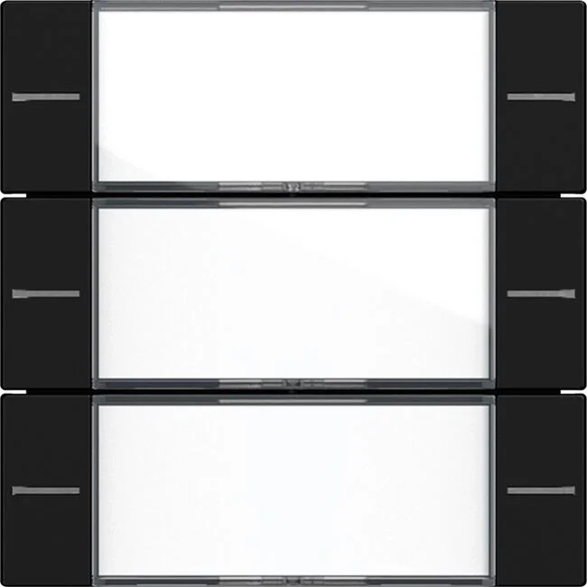 Wippenset 3f BSF Tastsens.4 System 55 Kl ar/Schwarz m