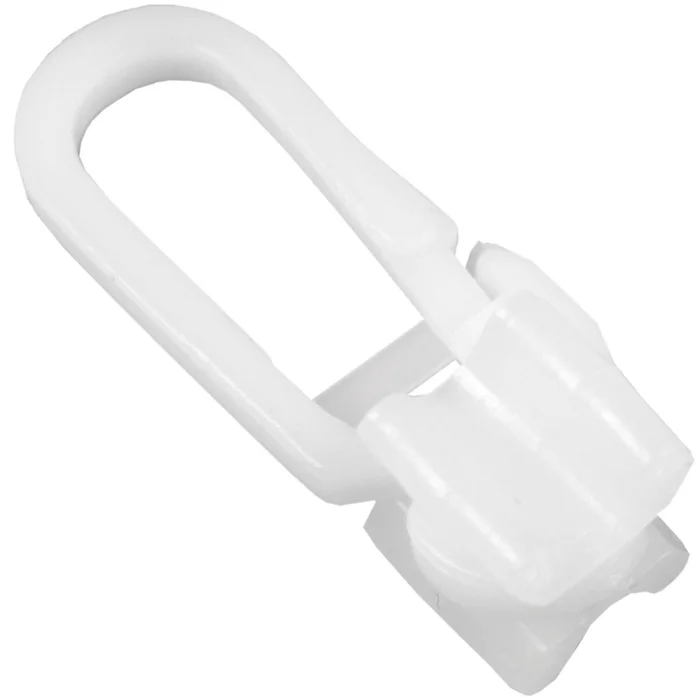 X-Gleiter für Kräuselband, 6mm Lauf, 20 St. (weiß)