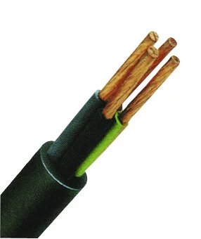 YMS -J 4×1,5-2,5 schwarz, PVC Schlauchleitung feindrähtig