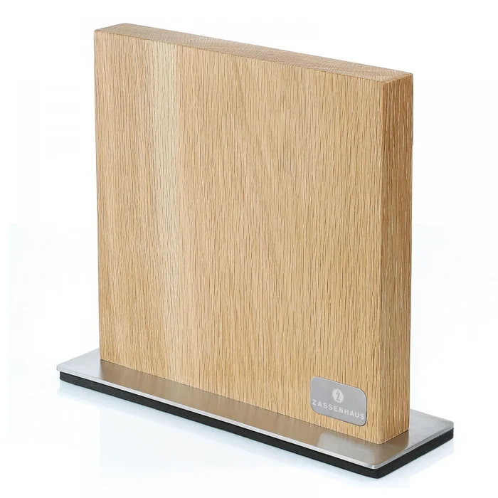 Zassenhaus Magnet Messerblock Eichenholz-Edelstahl