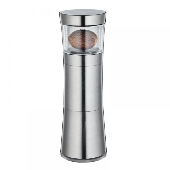 Zassenhaus Muskatmühle Edelstahl-Acryl 13cm