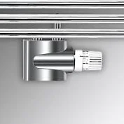 Zehnder Vario Anschluss-Armatur vernickel, verchromt