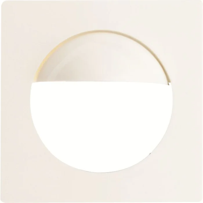 Zentralplatte 55×55 Reinweiss RAL 9010