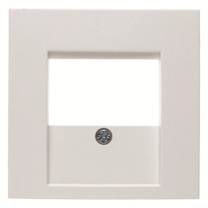 Zentralstück für TDO-Steckdose S.1/B.3/B .7 polarweiß, glänzend