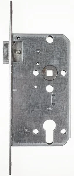 Zimmertür Einsteckschloss 55 mm Dorn DIN links PZW Stulp 18 mm kantig