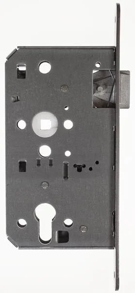 Zimmertür Einsteckschloss 60 mm Dorn DIN rechts PZW Stulp 20 mm abgerundet