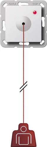 Zugtaster System 55 Reinweiß