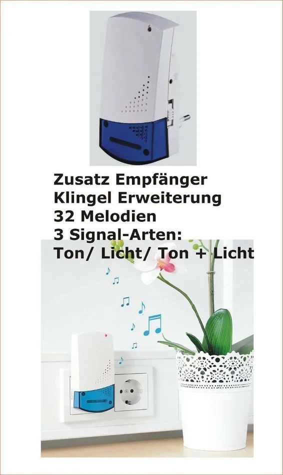Zusatz Klingel für Klingel Erweiterung von Maag Electronic Funk 32 Melodien